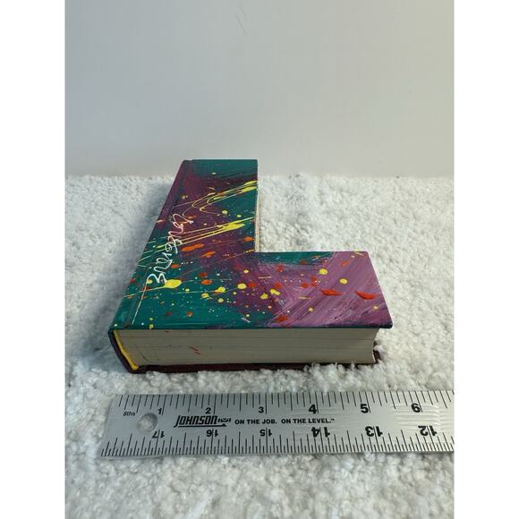 LEOMA LOVEGROVE Painted and Autographed Letter “L”Book. FL Artist One Of A Kind - Picture 4 of 5